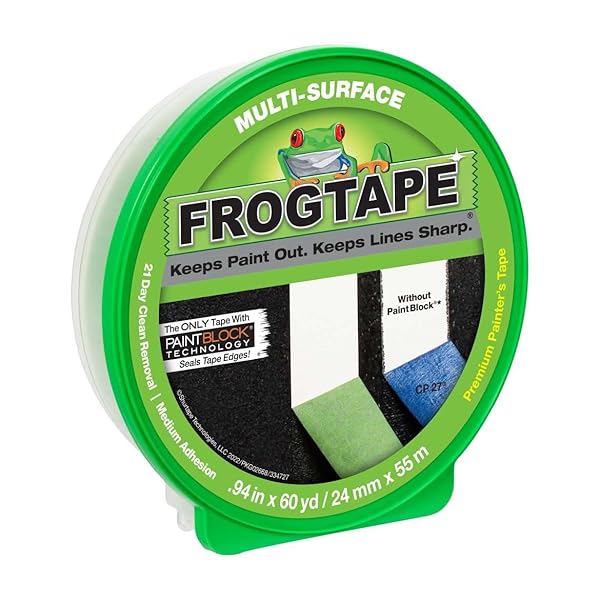 FrogTape-1358463-Multi-Surface-Painting-Tape-Green-094-Inch-x-60-Yard-Roll-B002Z8HB2A