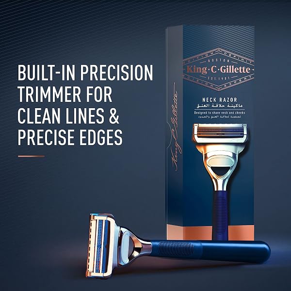 Gillette-King-C-Men-Neck-Razor-with-3-Replacement-Blades-Blue-B08B92DD8N-2