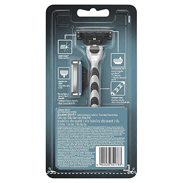 Gillette-Mach3-Razor-1-Handle-and-2-Cartridges-B08BXB39W6-2