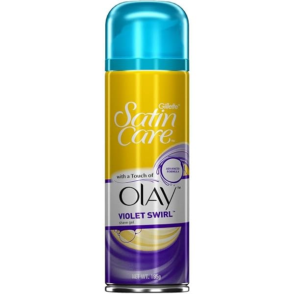 Gillette-Venus-Satin-Care-with-a-TouchofOlay-Violet-Swirl-Shaving-Gel-195-Grams-B076FH9CLR-3