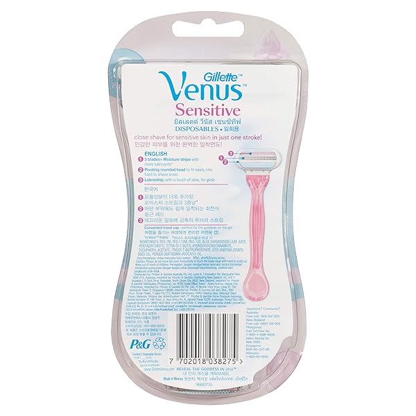 Gillette-Venus-Sensitive-WomenS-Disposable-Razors-3-Pack-B00IMAOER0-3