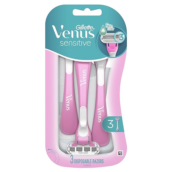 Gillette-Venus-Sensitive-WomenS-Disposable-Razors-3-Pack-B00IMAOER0