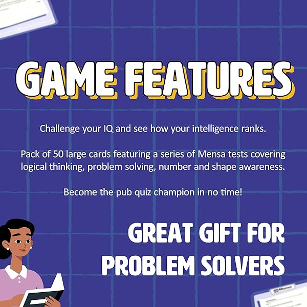 Ginger-Fox-Official-Mensa-Challenge-Your-IQ-Trivia-Quiz-Cards-50-Cards-to-Test-Logical-Thinking-Problem-Solving-B00I5PU548-5