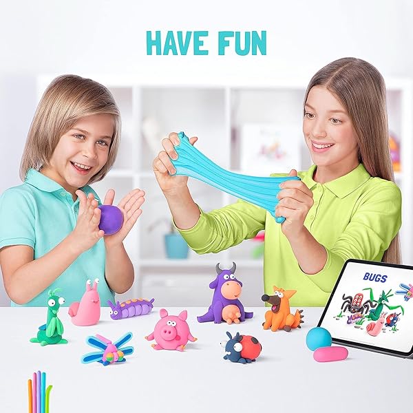 HEY-CLAY-Ocean-Air-Dry-Clay-Set-6-Cans-Modelling-Kit-Interactive-App-Instructions-Creative-Set-for-Kids-Ages-4-8-B0C8C7TNH5-5