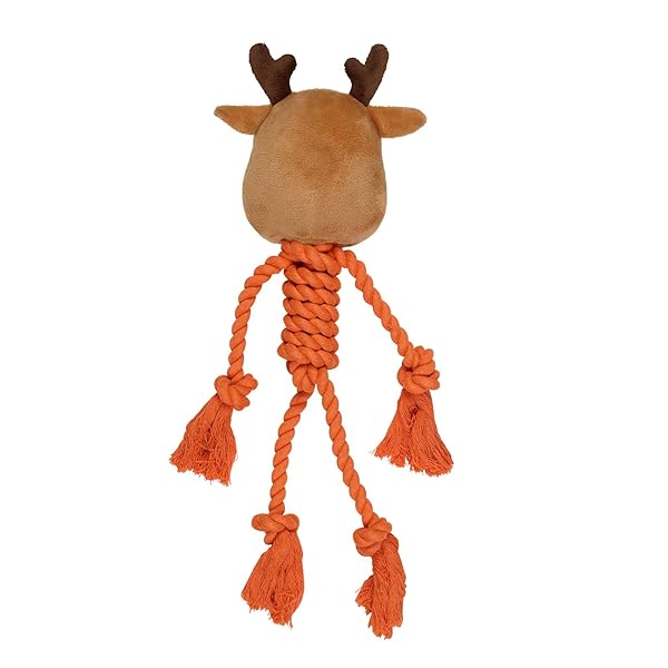 Happy-Tails-Christmas-Rope-Reindeer-Dog-Toy-Plush-Head-with-Squeaker-Tough-Rope-Body-Rudolph-Xmas-Day-Gift-Ideas-Pets-B0DLVN16K1-3