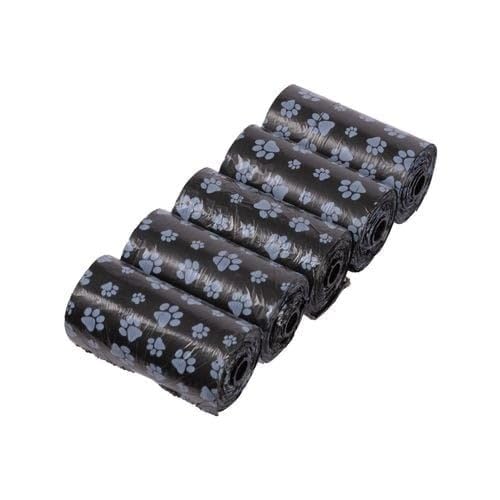 Happy-Tails-Paw-Print-Waste-Cat-Dog-Pet-Bags-100-Pack-30-x-15-cm-Tear-Resistant-B0DKMXM9P1