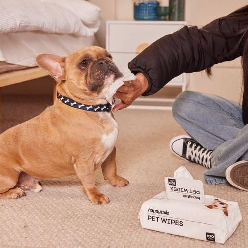 Happy-Tails-Pet-Wipes-100-Count-Aloe-Vera-Scented-Removes-Mud-and-Odour-2-Pack-B0DLDMD6CN-4