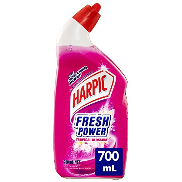 Harpic-Fresh-Power-Liquid-Toilet-Cleaner-Tropical-Blossom-700ml-B0768JNP28