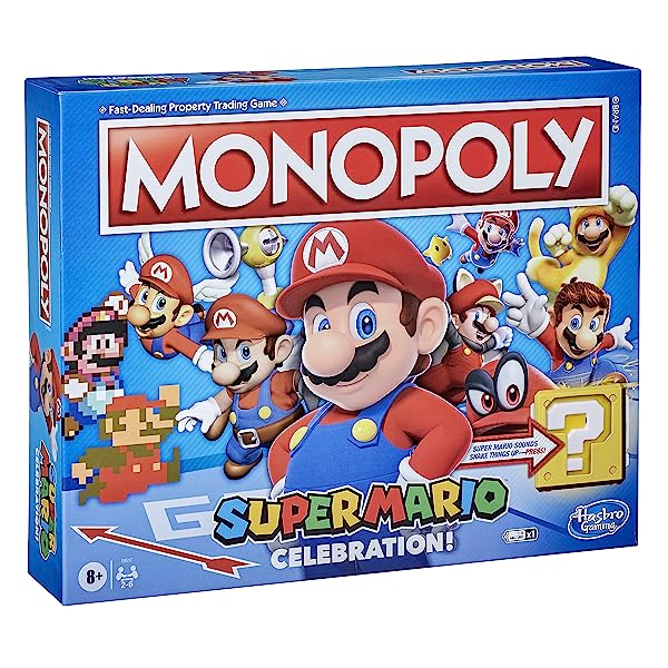 Hasbro-Monopoly-Super-Mario-Celebration-Edition-Board-Game-Video-Game-Sounds-Effects-Yoshis-Island-New-Donk-City-B083YKPBD1-4