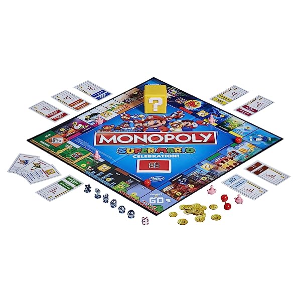 Hasbro-Monopoly-Super-Mario-Celebration-Edition-Board-Game-Video-Game-Sounds-Effects-Yoshis-Island-New-Donk-City-B083YKPBD1-5