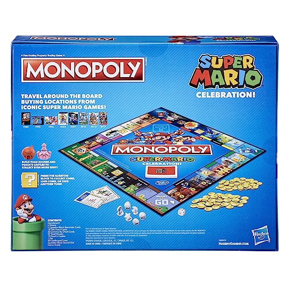 Hasbro-Monopoly-Super-Mario-Celebration-Edition-Board-Game-Video-Game-Sounds-Effects-Yoshis-Island-New-Donk-City-B083YKPBD1-6