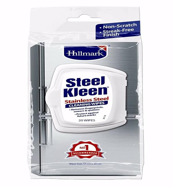 Hillmark-Steel-Kleen-Stainless-Steel-Cleaning-Wipes-20-Pack-B01N0CHI4K