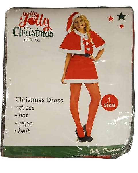 Holly-Jolly-Christmas-Collection-Womens-Mrs-Claus-Santa-Costume-Set-Red-and-White-One-Size-Complete-with-Dress-Cape-B0G3Q7WP3R-2