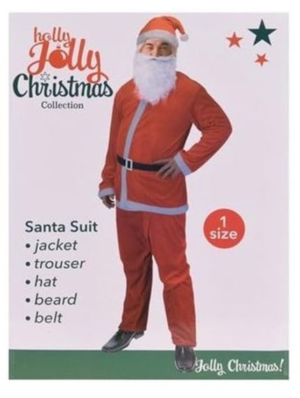 Holly-Jolly-Christmas-Complete-Santa-Claus-Costume-Set-Red-One-Size-Adult-Holiday-Outfit-with-Jacket-Trouser-Hat-B-B0FT3W7629-2