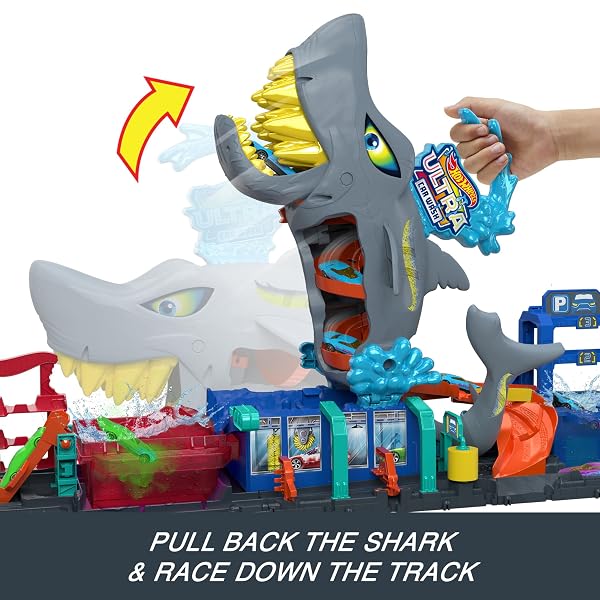 Hot-Wheels-City-Ultra-Shark-Car-Wash-Color-Reveal-Toy-Vehicle-B0CMJRHFZL-5