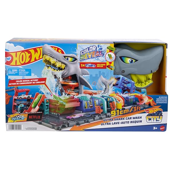 Hot-Wheels-City-Ultra-Shark-Car-Wash-Color-Reveal-Toy-Vehicle-B0CMJRHFZL-8