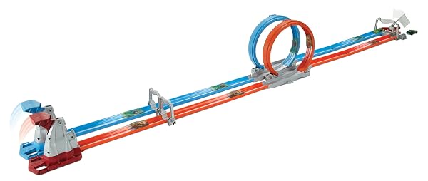 Hot-Wheels-Double-Loop-Dash-Straight-Track-Large-Loops-and-2-164-Scale-Toy-Cars-Ages-5-to-10-B07PPDG8L3-4