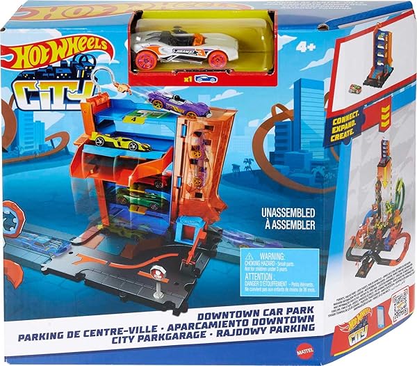 Hot-Wheels-Mattel-City-Parking-Garage-Playset-B09CG53TJH-6