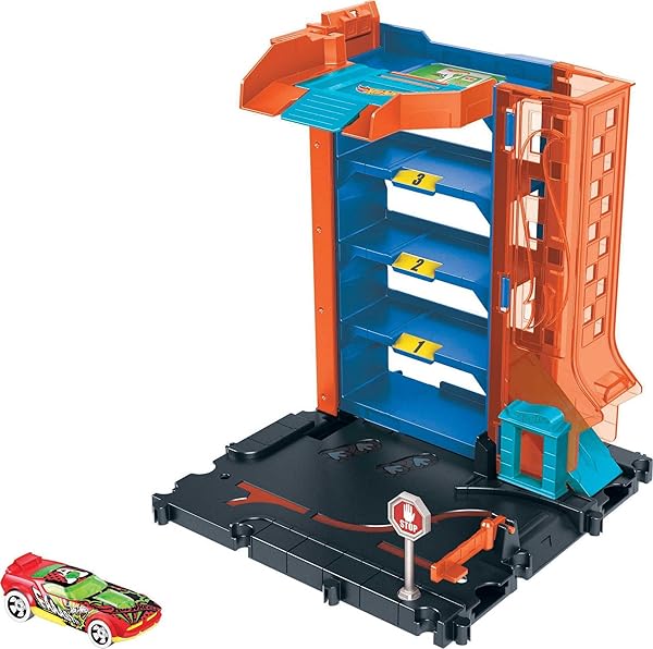Hot-Wheels-Mattel-City-Parking-Garage-Playset-B09CG53TJH