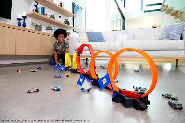 Hot-Wheels-Multi-Loop-Race-Off-Playset-with-1-Hot-Wheels-Car-Knock-Down-Flags-to-Score-Points-Break-The-Loop-Toy-fo-B09NRS9X6P-2