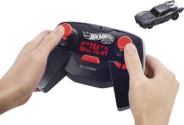 Hot-Wheels-RC-164-Scale-The-Batman-Batmobile-Remote-Controlled-Vehicle-from-The-Movie-USB-Rechargeable-Controller-On-B08V4KSYJT-3