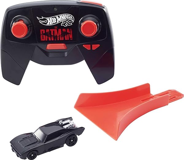 Hot-Wheels-RC-164-Scale-The-Batman-Batmobile-Remote-Controlled-Vehicle-from-The-Movie-USB-Rechargeable-Controller-On-B08V4KSYJT