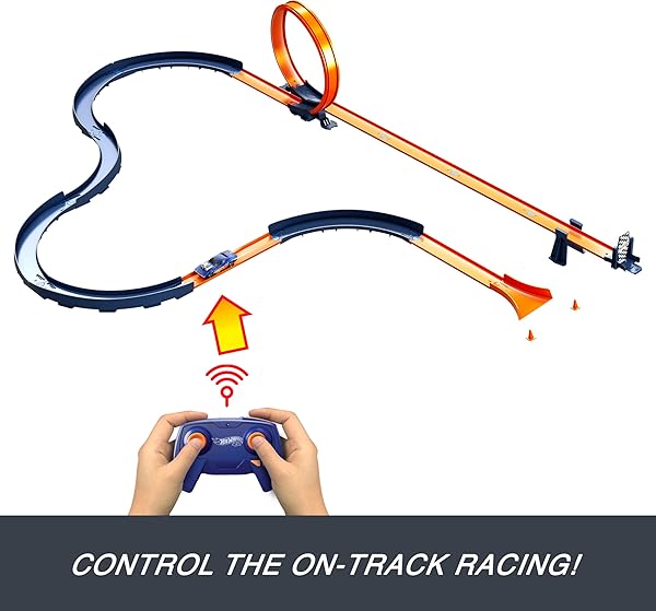 Hot-Wheels-Toy-Car-Track-Set-with-164-Scale-Remote-Control-Vehicle-30-Pieces-of-Race-Track-Multiple-Configurations-B0CPKSB4SH-3
