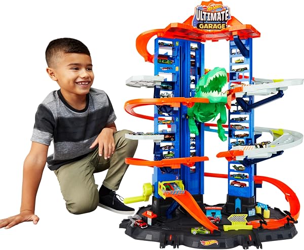 Hot-Wheels-Ultimate-Garage-Track-Playset-2-164-Scale-Toy-Cars-B07Y94W69D