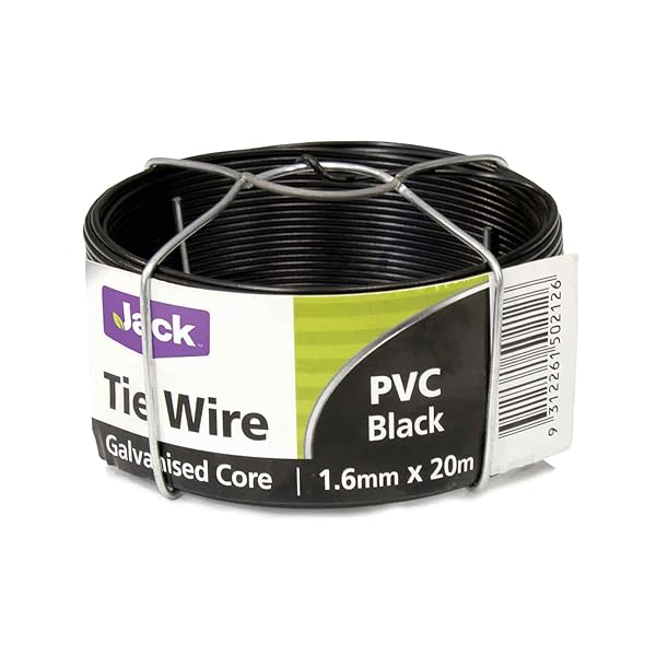 Jack-PVC-Coated-Tie-Wire-Black-16-mm-x-20-Meter-Size-B07F6FK8GW