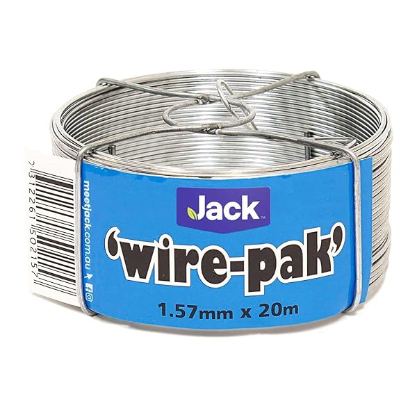 Jack-Wire-Pak-Galvanised-Steel-Tie-Wire-20-Meter-Length-x-157-mm-Diameter-B07F84L75S