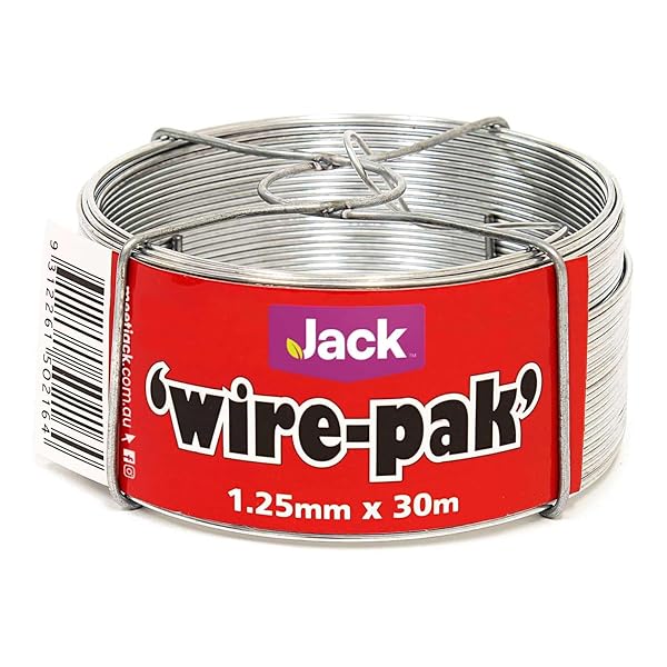 Jack-Wire-Pak-Galvanised-Steel-Tie-Wire-30-Meter-Length-x-125-mm-Diameter-B07F6D2R6Q