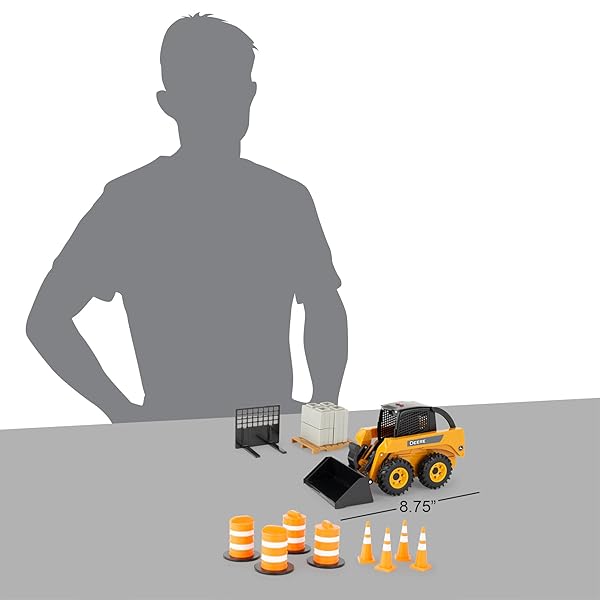 John-Deere-116-Big-Farm-Skid-Steer-Set-with-Barrels-and-Cones-B09CZJBZ28-5