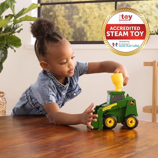John-Deere-Build-A-Buddy-Skid-Steer-18m-Toy-Construction-Vehicle-with-Drill-and-Parts-Construction-Toy-for-Children-B0FBP8YGL6-2