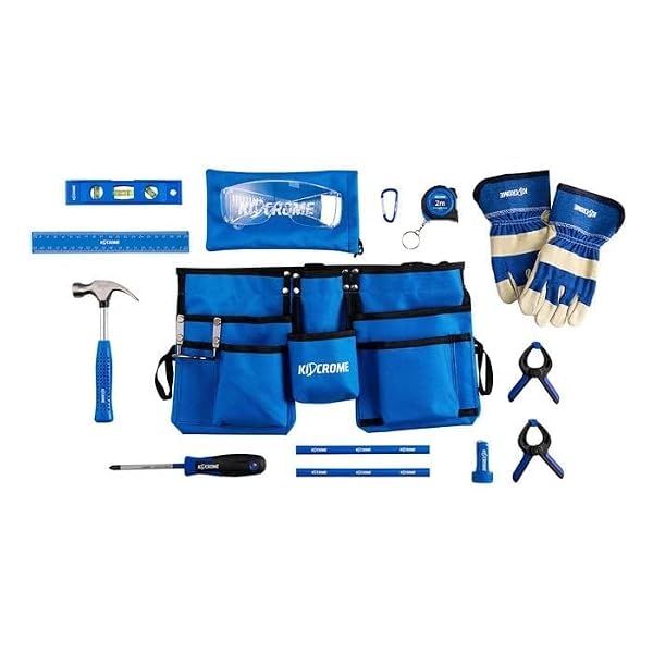Kidcrome-14-Piece-Childrens-Junior-Tool-Set-Blue-Professional-Construction-Tools-with-Tool-Belt-B0FXFPNR94-2