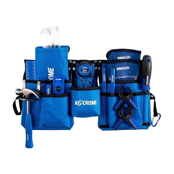 Kidcrome-14-Piece-Childrens-Junior-Tool-Set-Blue-Professional-Construction-Tools-with-Tool-Belt-B0FXFPNR94