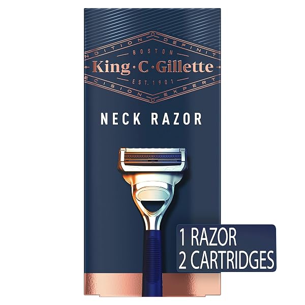 King-C-Gillette-Neck-Razor-Handle-plus-2-Blade-Refills-B08DJRMXWN-2