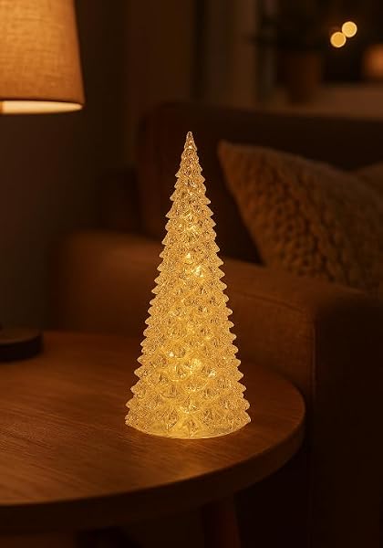 LED-Acrylic-Christmas-Tree-Clear-27cm-Tall-AAA-Battery-Powered-Holiday-Decoration-with-Warm-White-Lights-Tabletop-Di-B0G11P8BPS-2