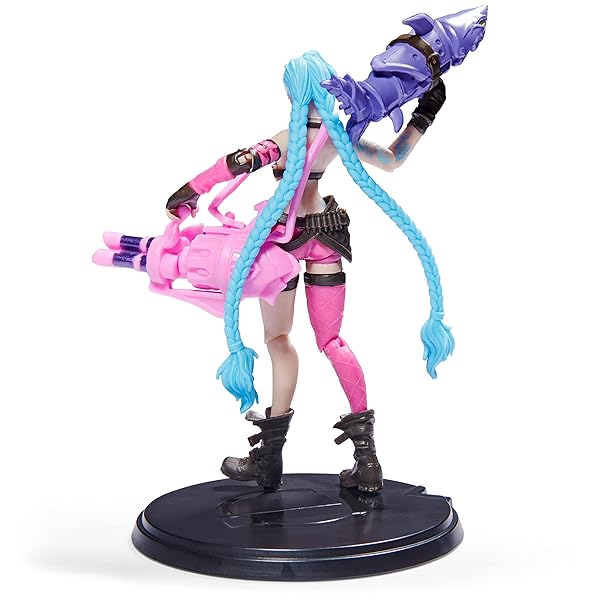 League-of-Legends-Official-4-Inch-Jinx-Collectible-Figure-with-Premium-Details-and-2-Accessories-The-Champion-Collecti-B08T5TY8L5-3
