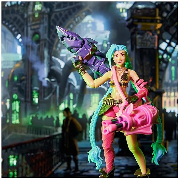 League-of-Legends-Official-4-Inch-Jinx-Collectible-Figure-with-Premium-Details-and-2-Accessories-The-Champion-Collecti-B08T5TY8L5-4