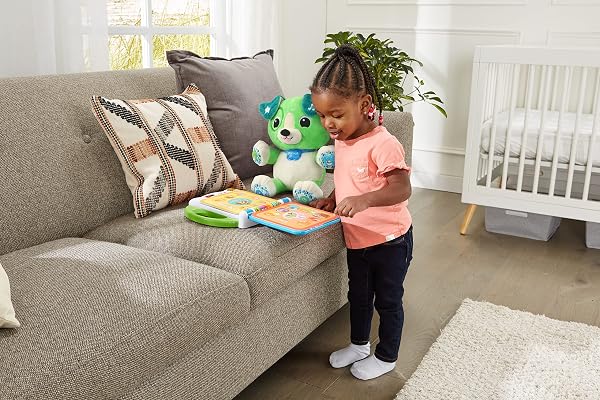 LeapFrog-My-Pal-Scout-Smarty-Paws-Interactive-Customisable-Plush-Plush-Scout-615003-Green-B09YMK9KH7-5