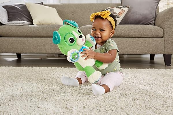 LeapFrog-My-Pal-Scout-Smarty-Paws-Interactive-Customisable-Plush-Plush-Scout-615003-Green-B09YMK9KH7-6