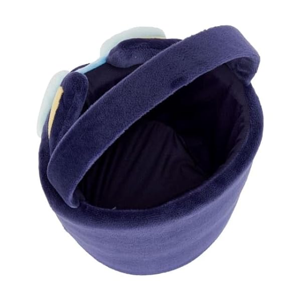 Licensed-Bluey-Easter-Egg-Basket-with-Handle-1778-cm-Height-Blue-and-Navy-Plush-Character-Design-Ages-3-hunt-bag-to-B0F1DDTHNF-3