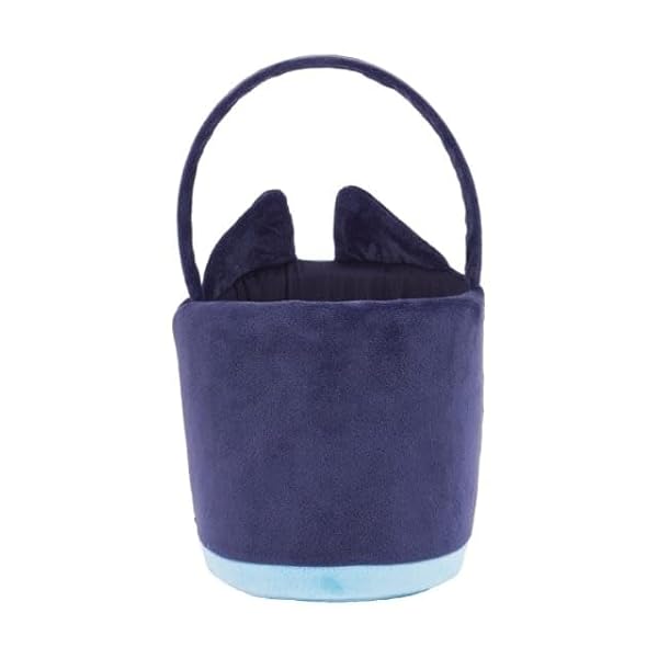 Licensed-Bluey-Easter-Egg-Basket-with-Handle-1778-cm-Height-Blue-and-Navy-Plush-Character-Design-Ages-3-hunt-bag-to-B0F1DDTHNF-4