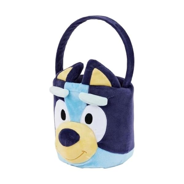 Licensed-Bluey-Easter-Egg-Basket-with-Handle-1778-cm-Height-Blue-and-Navy-Plush-Character-Design-Ages-3-hunt-bag-to-B0F1DDTHNF-5