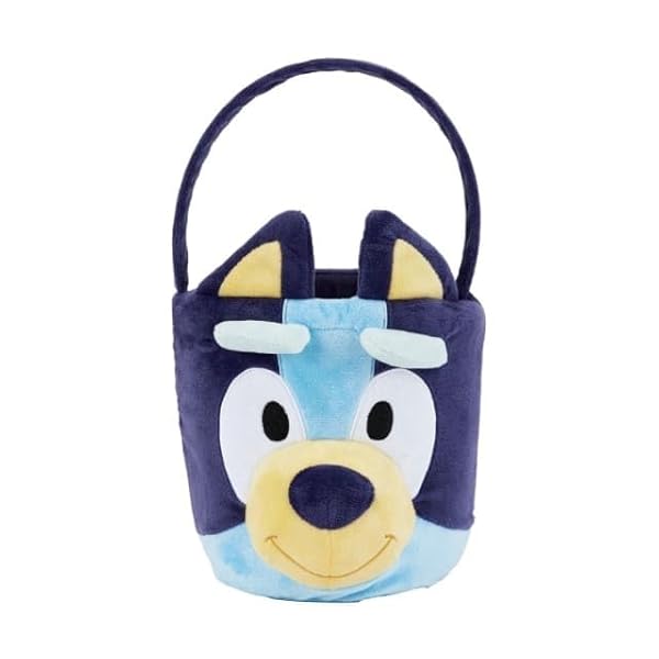 Licensed-Bluey-Easter-Egg-Basket-with-Handle-1778-cm-Height-Blue-and-Navy-Plush-Character-Design-Ages-3-hunt-bag-to-B0F1DDTHNF