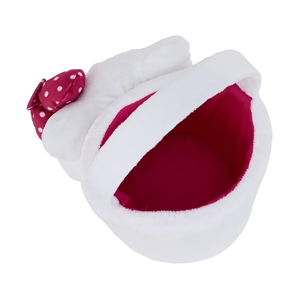Licensed-Hello-Kitty-Easter-Basket-for-Egg-Hunt-White-and-Pink-1778-cm-Height-Plush-Character-Design-with-Handle-per-B0F1DF5C4T-4