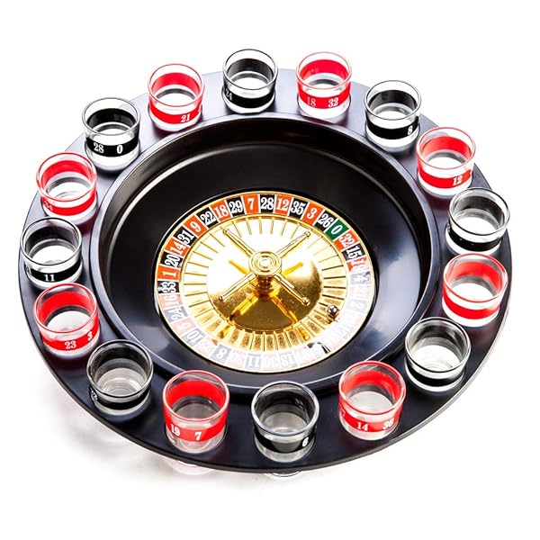 MDI-Australia-Shot-Glass-Roulette-Drinking-Game-BlackMulticolorRed-B079DM333C