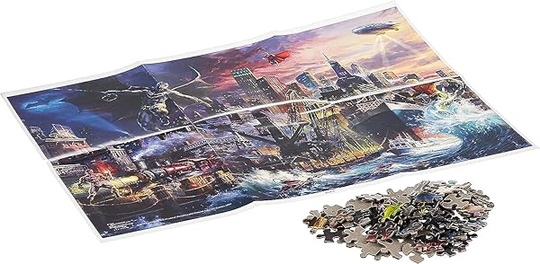 MJM-Australia-Harlington-Thomas-Kinkade-DC-Comics-Justice-League-Showdown-at-Gotham-City-Pier-Jigsaw-Puzzles-1000-Piece-B0CKX6PKRG-3