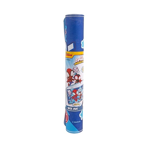 Marvel-Spider-Man-Spidey-Bath-Mat-Non-Slip-TPE-Material-Rectangular-Design-for-Kids-12m-Blue-B0F4KDDTZ9-2