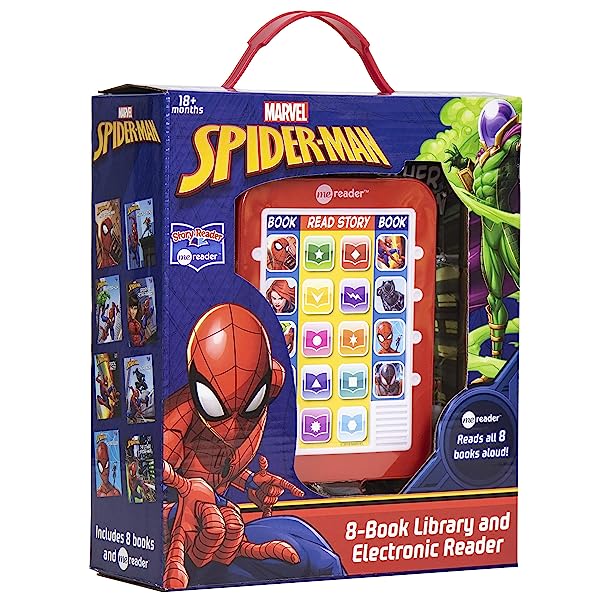 Marvel-Spider-man-Me-Reader-Electronic-Reader-and-8-Sound-Book-Library-PI-Kids-Me-Reader-8-Book-Set-1503747921